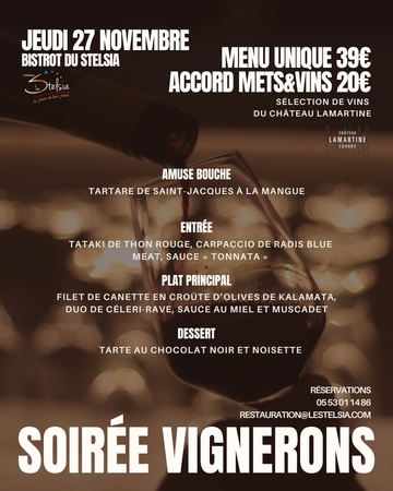 Soirée Vignerons