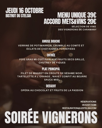 Soirée Vignerons